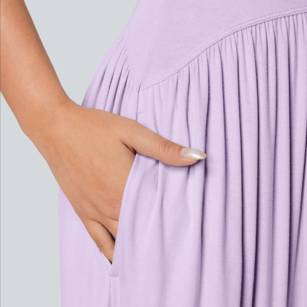 HALARA Lavender Strapless Harem Jumpsuit ~ Misty Purple - Picture 5 of 8